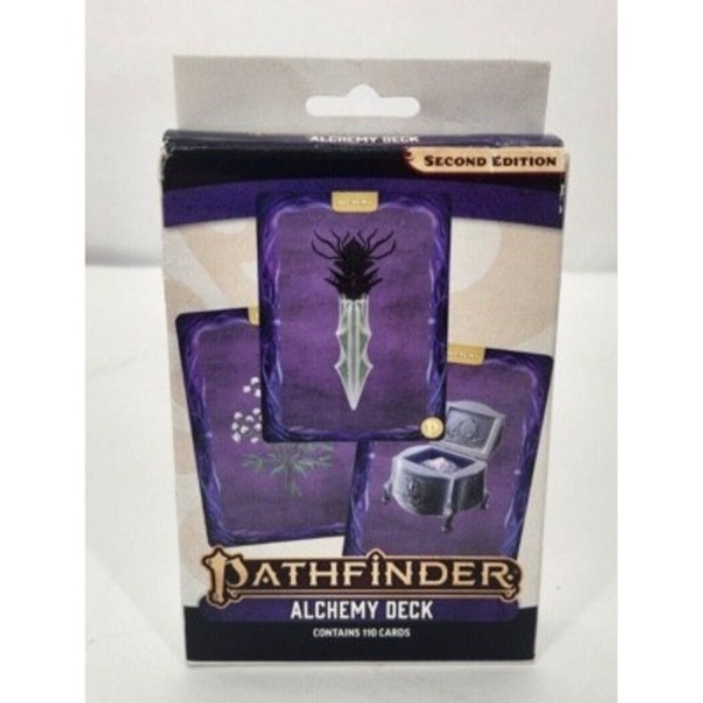 Pathfinder Alchemy Deck 2e TTRPG Alchemist Item Reference Gaming Cards 110 Count